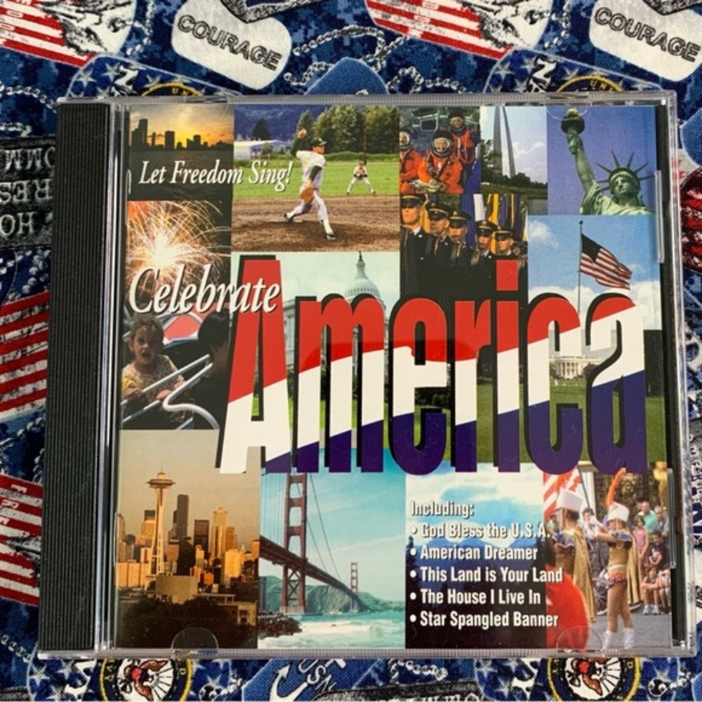 Celebrate America: Let Freedom Sing! Various Patriotic Artists CD. 🇺🇸
